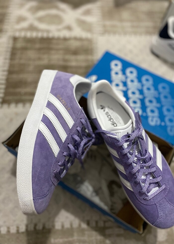Adidas Gazelle 85 Lila Sıfır Ayakkabı - Görsel 4