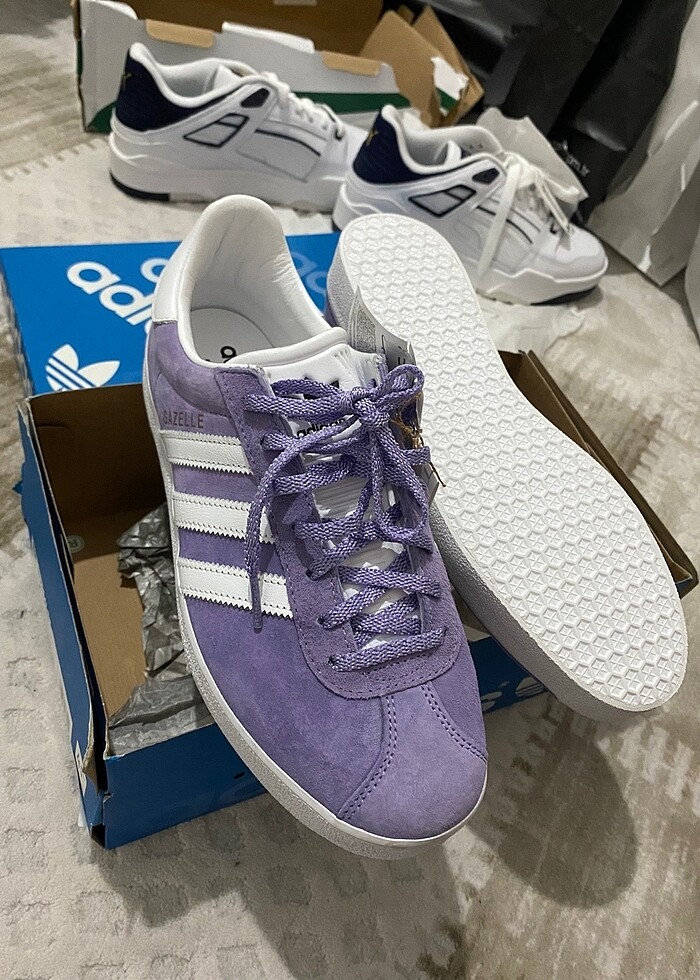 Adidas Gazelle 85 Lila Sıfır Ayakkabı - Görsel 5