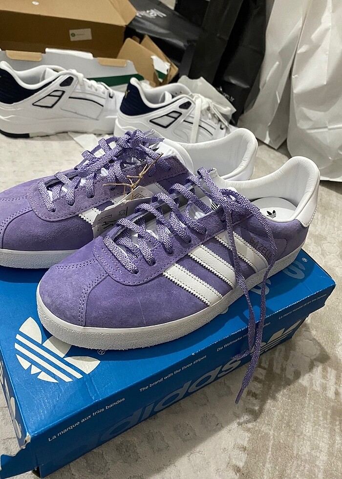 Adidas Gazelle 85 Lila Sıfır Ayakkabı - Görsel 3