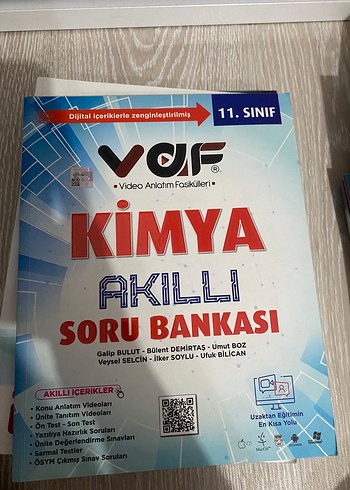 Vaf Kimya 11. Sınıf Akıllı Soru Bankası