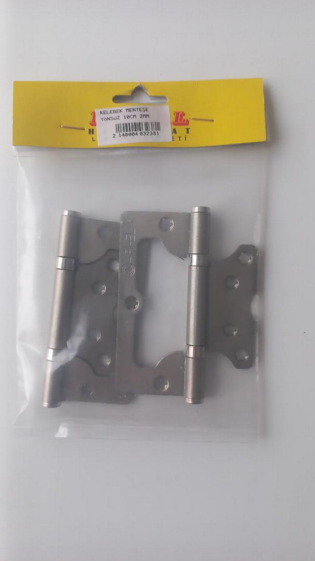 10 cm Metal Yönsüz Menteşe 2'li Set - Görsel 3