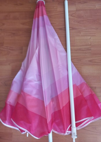 160 cm Ayarlanabilir Çizgili Şemsiye ve Sabitleme Kazığı - Görsel 5