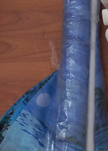 160 cm Ayarlanabilir Çizgili Şemsiye ve Sabitleme Kazığı - Görsel 7