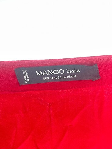 m Beden kırmızı Renk Mango Bluz %70 İndirimli.
