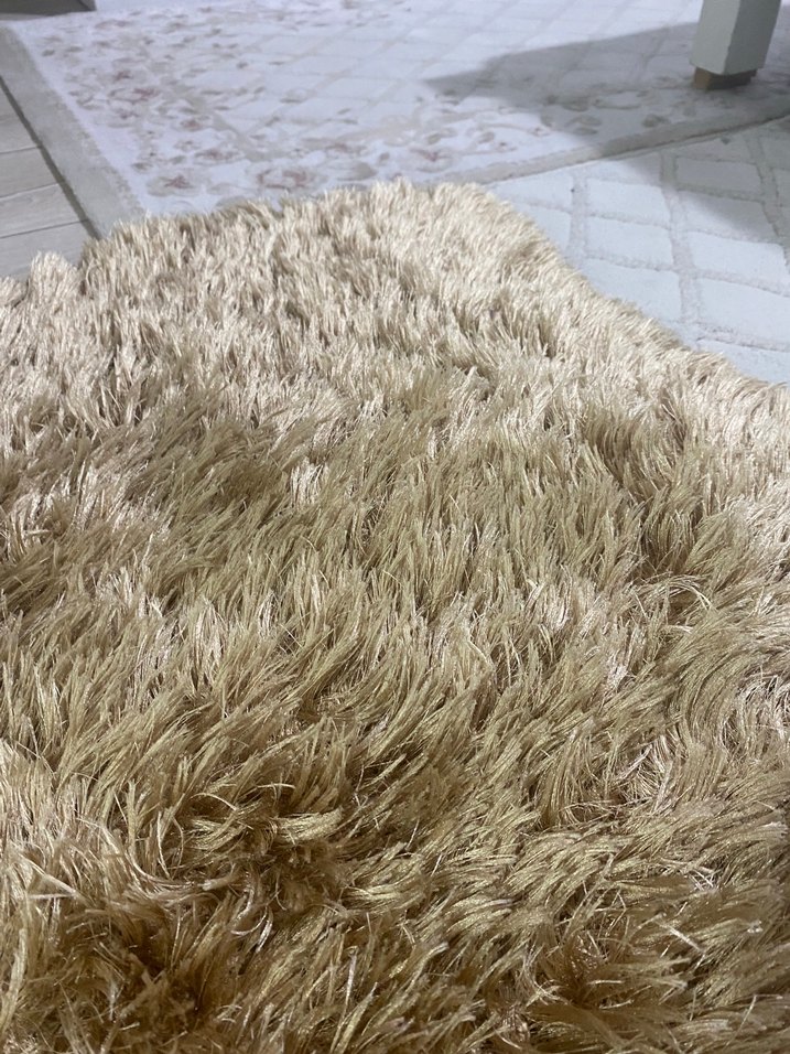 Elemeği sakallı ip bej renk paspas - Görsel 2