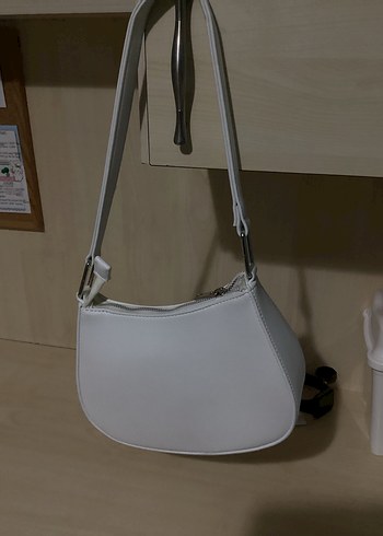 Minimalist Beyaz Deri Kadın Çanta LCW marka