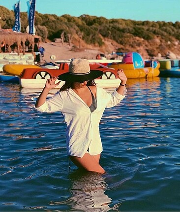 BEYAZ BOYFRIEND GÖMLEK