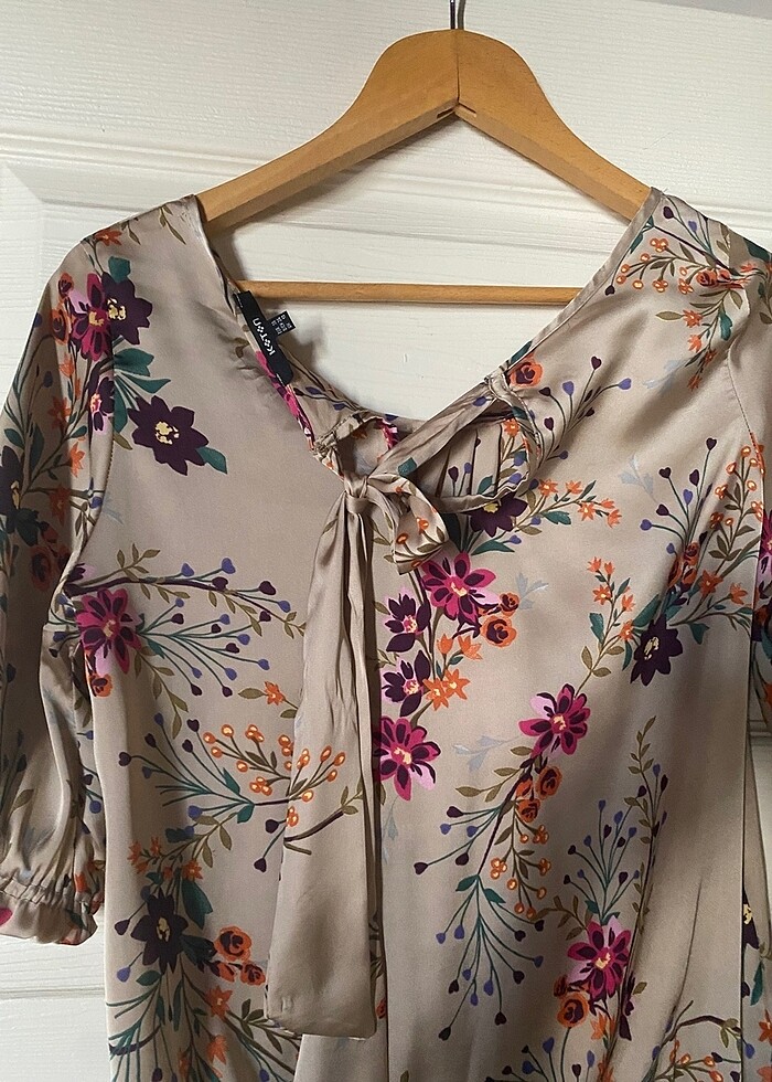 Koton marka saten bluz - Görsel 3