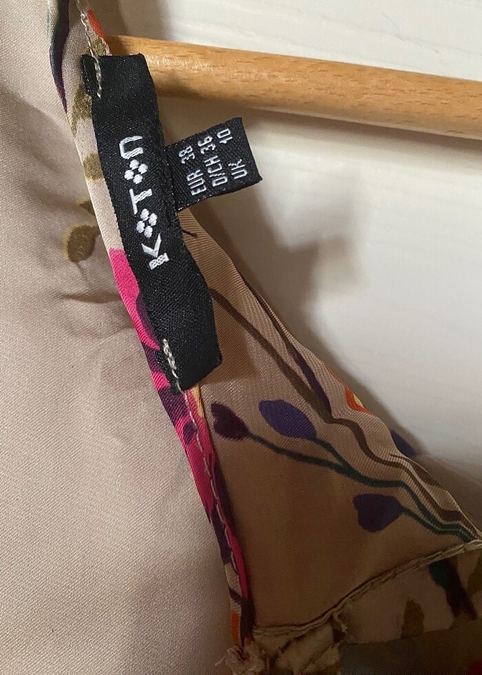 Koton marka saten bluz - Görsel 4