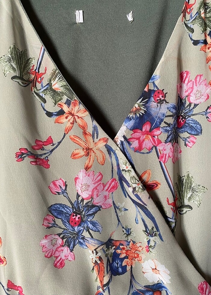 Yazlık cıvıl cıvıl elbise S/M beden uyumlu - Görsel 2