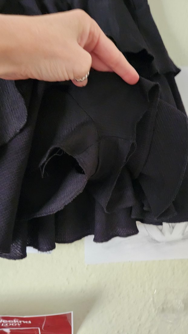 Siyah Kat Kat Mini Etek - Görsel 2