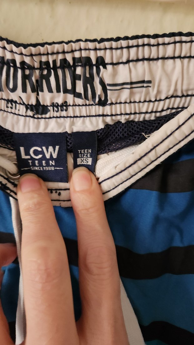 Mavi Bağcıklı Rahat Kesim Erkek Şort - Görsel 3