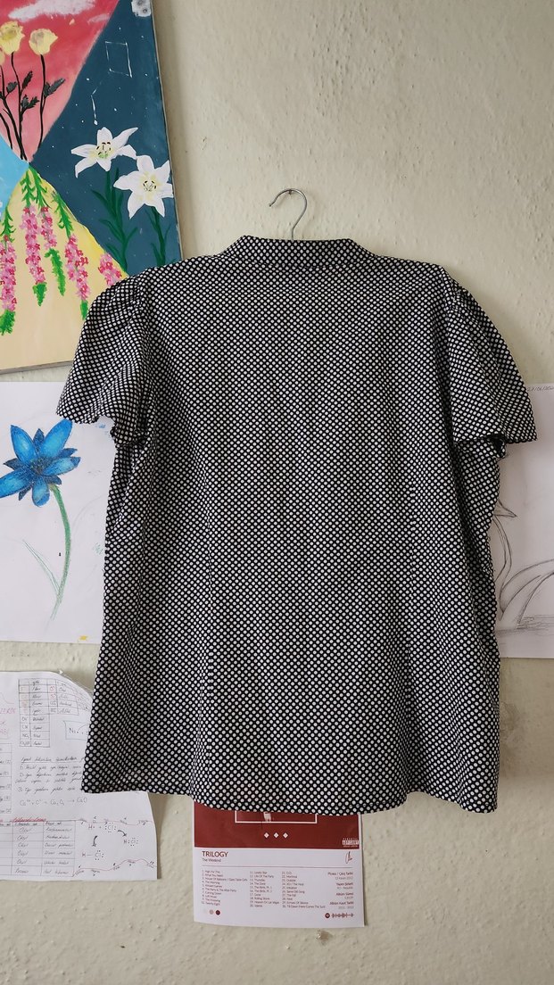 Kısa Kollu Düğmeli Kadın Gömlek - Görsel 2