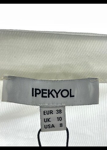 İpekyol Düğmeli Beyaz Gömlek - Görsel 3