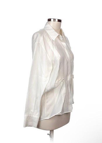 İpekyol Düğmeli Beyaz Gömlek - Görsel 2