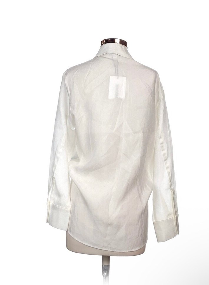 İpekyol Düğmeli Beyaz Gömlek - Görsel 4