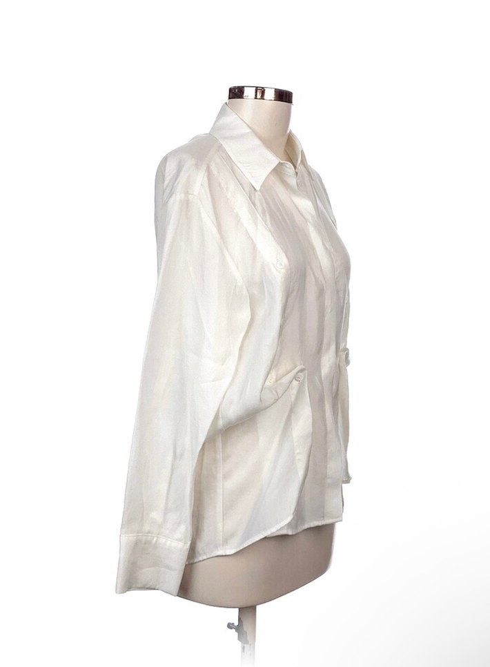 İpekyol Düğmeli Beyaz Gömlek - Görsel 2