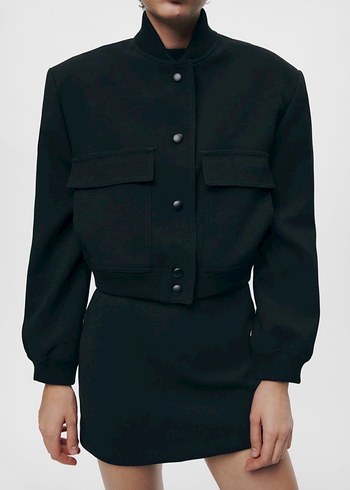 Zara Vatkalı Bomber Ceket - Görsel 2