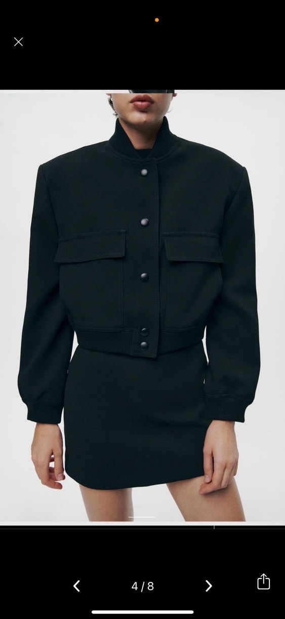 Zara Vatkalı Bomber Ceket - Görsel 2