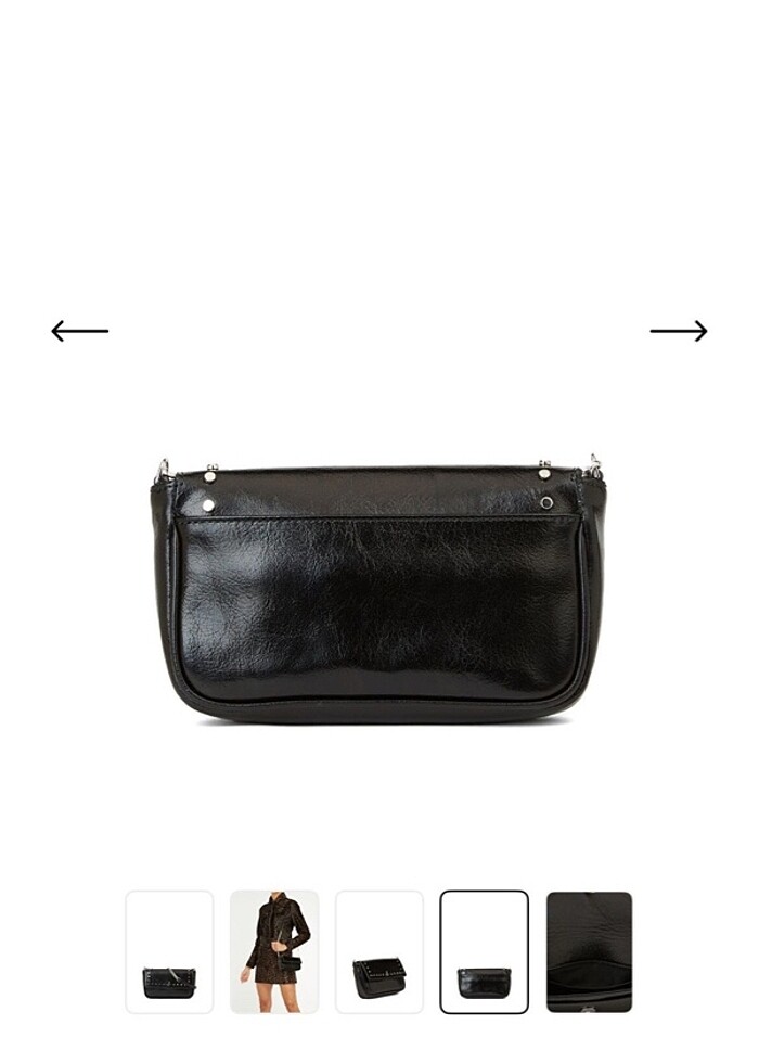 Beymen Club Siyah Deri Çanta - Görsel 4