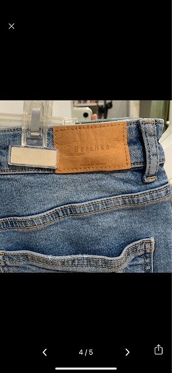 s Beden mavi Renk BERSHKA ŞORT