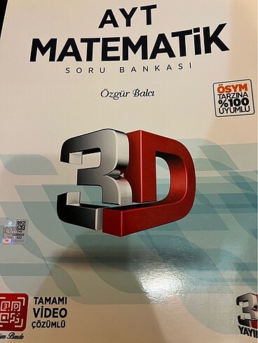 3d yayınları ayt matematik