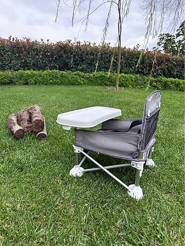 Real baby katlanır taşınır bebek masa kamp sandalyesi