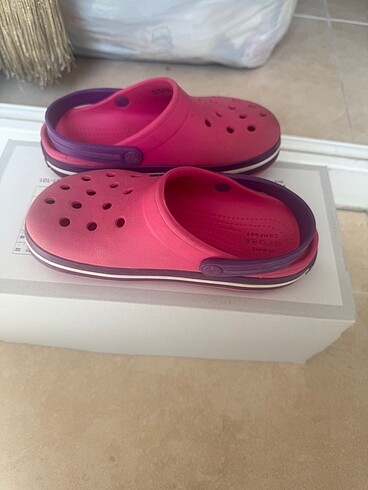 29 Beden pembe Renk Crocs terlik