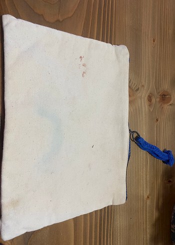 Beden Mavi Baskılı Bebek Çantası