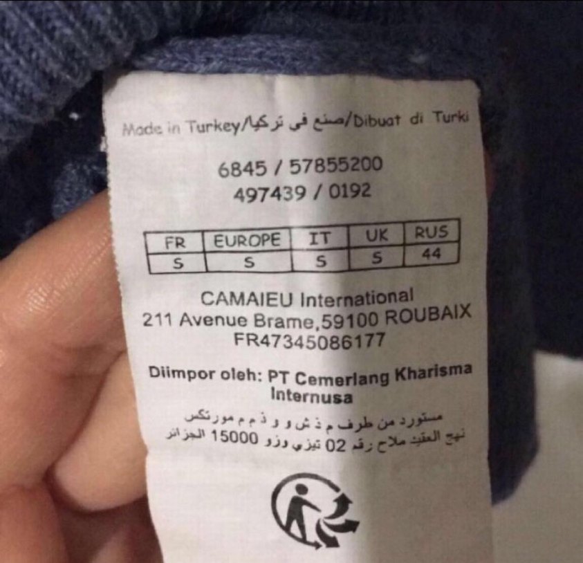 Camaieu Gri V Yaka Uzun Kollu Triko Kazak - Görsel 5