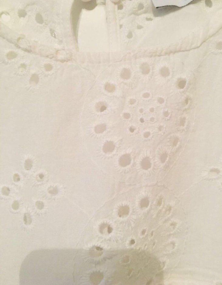 Paulmark Beyaz Nakışlı Bluz - Görsel 2