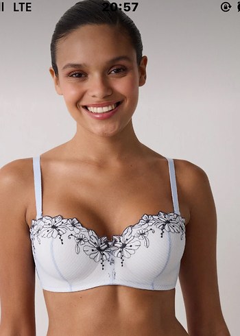 İşlemeli Penti Balenli Toparlayıcı Sütyen - Görsel 3