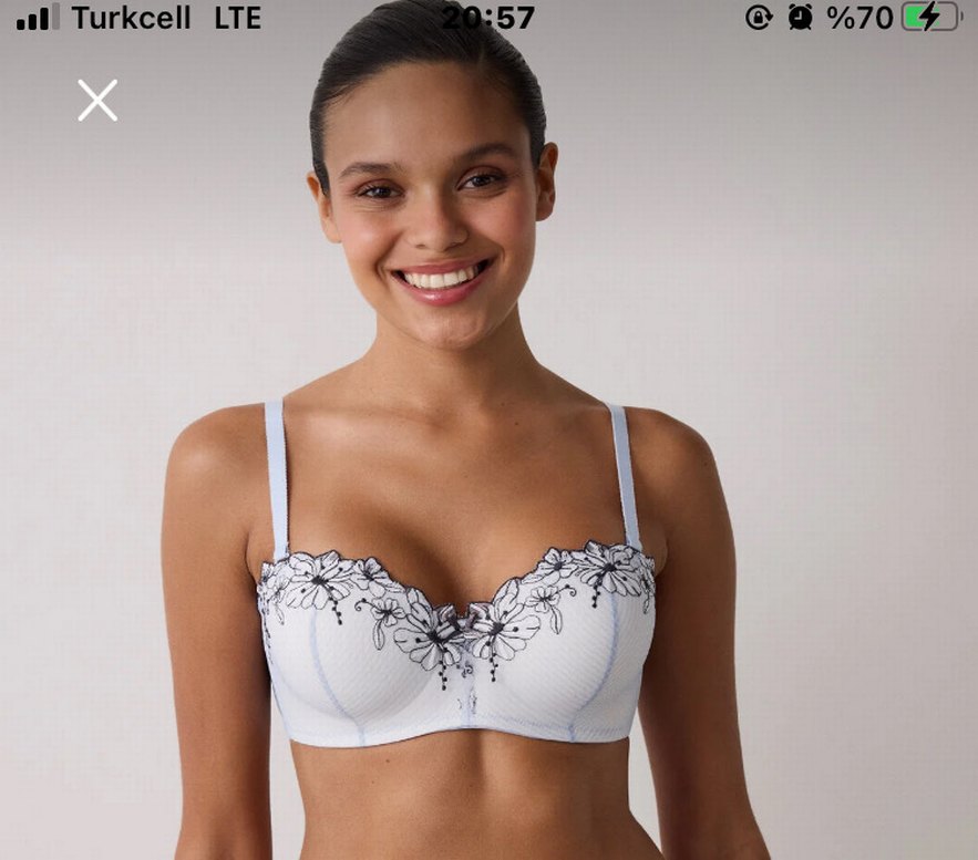 İşlemeli Penti Balenli Toparlayıcı Sütyen - Görsel 3