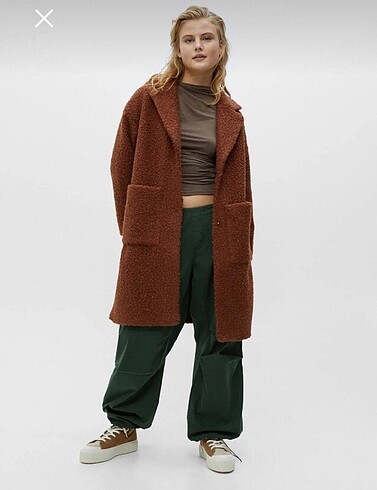 Pull & Bear Pelüş Kaban