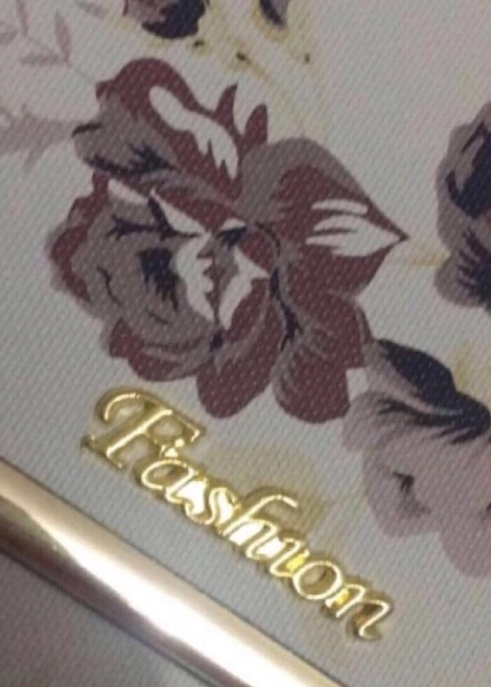 Fashion Çiçek Desenli Portföy Çanta - Görsel 2