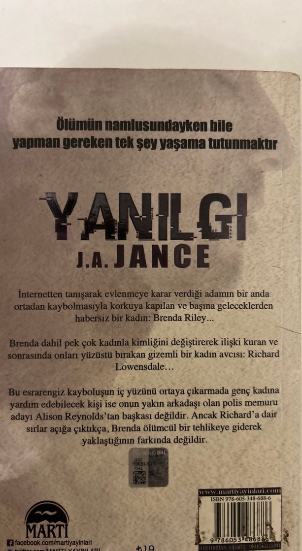 Yanılgı - J.A. Jance - Görsel 2