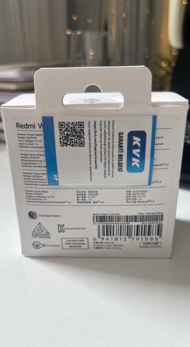 Xiaomi Redmi Watch 5 Active Siyah Akıllı Saat - Görsel 2