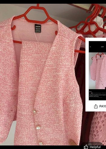 Pembe Midi Kadın Takım Elbise - Görsel 3