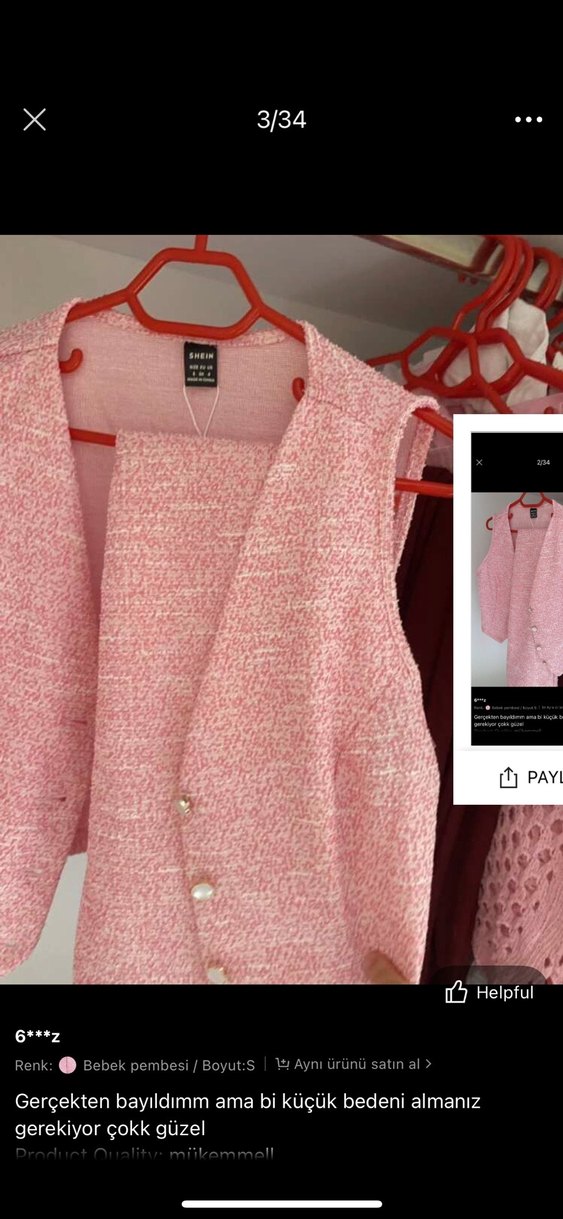 Pembe Midi Kadın Takım Elbise - Görsel 3