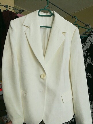 Beyaz blazer 44 beden