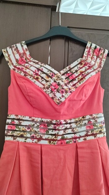 Zara Xs - s beden nar çiçeği elbise