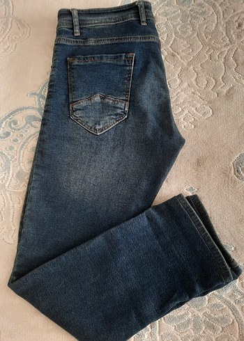 Erkek Mavi Regular Fit Denim Jean - Görsel 4