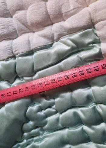 mavi Renkli Dikişli Yorgan bebek - Görsel 5