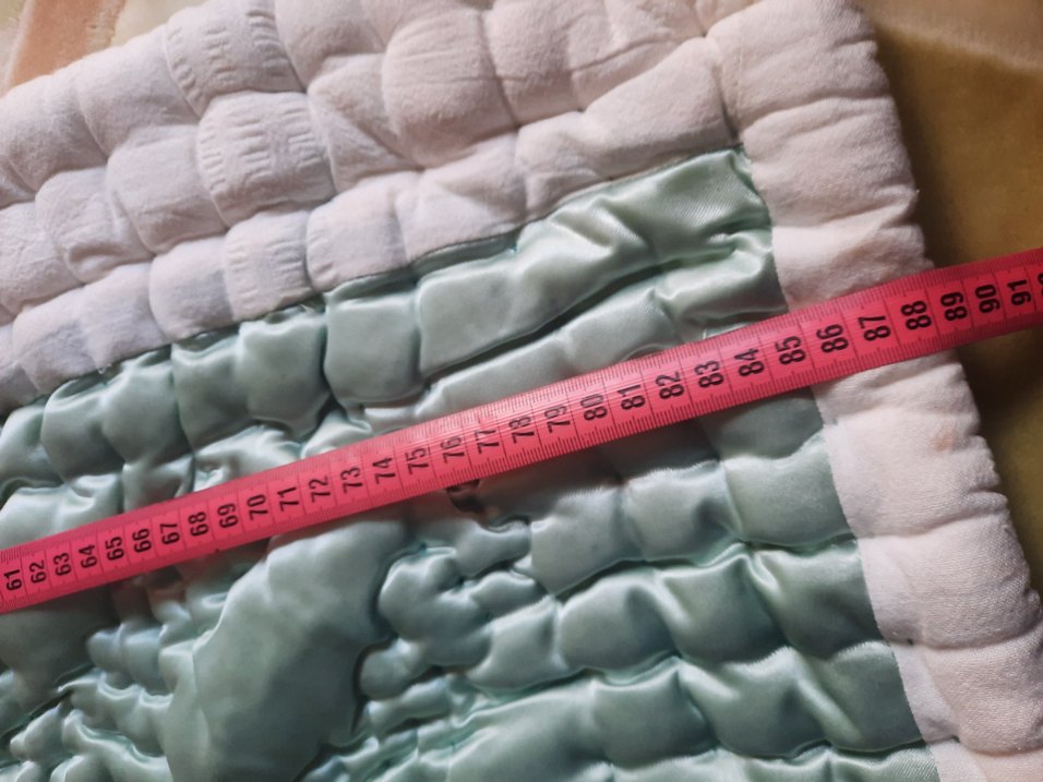 mavi Renkli Dikişli Yorgan bebek - Görsel 5