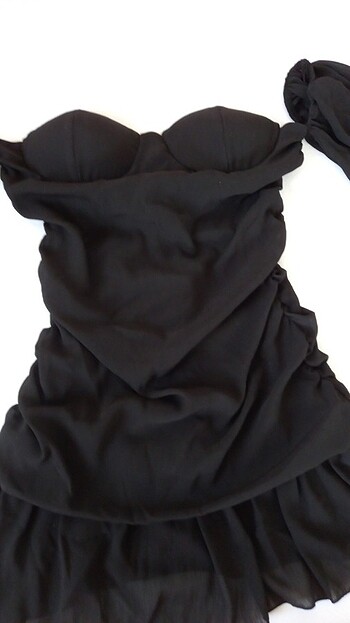 Siyah mini abiye - Görsel 2