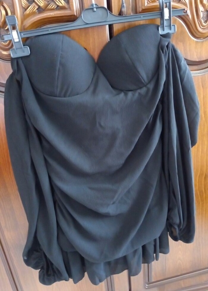 Siyah mini abiye - Görsel 3