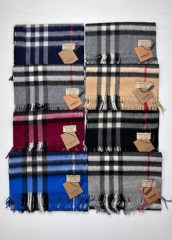 Burberry yün kaşmir atki