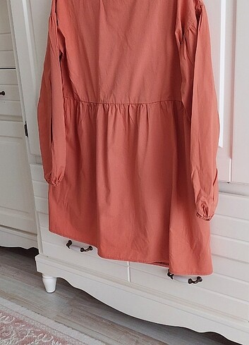 m Beden soft turuncu robali tunik