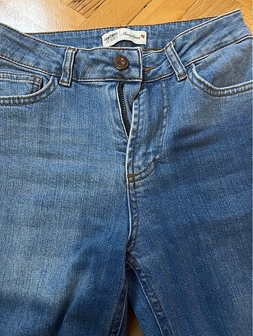 32 Beden Koton mom jeans kot