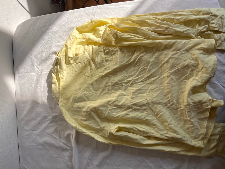 Sarı Düğmeli Hamile Gömleği - Görsel 2